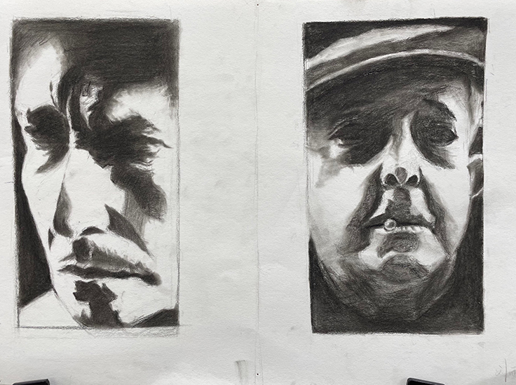 刘雨欣素描作品