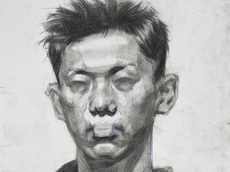 李嘉玥素描作品